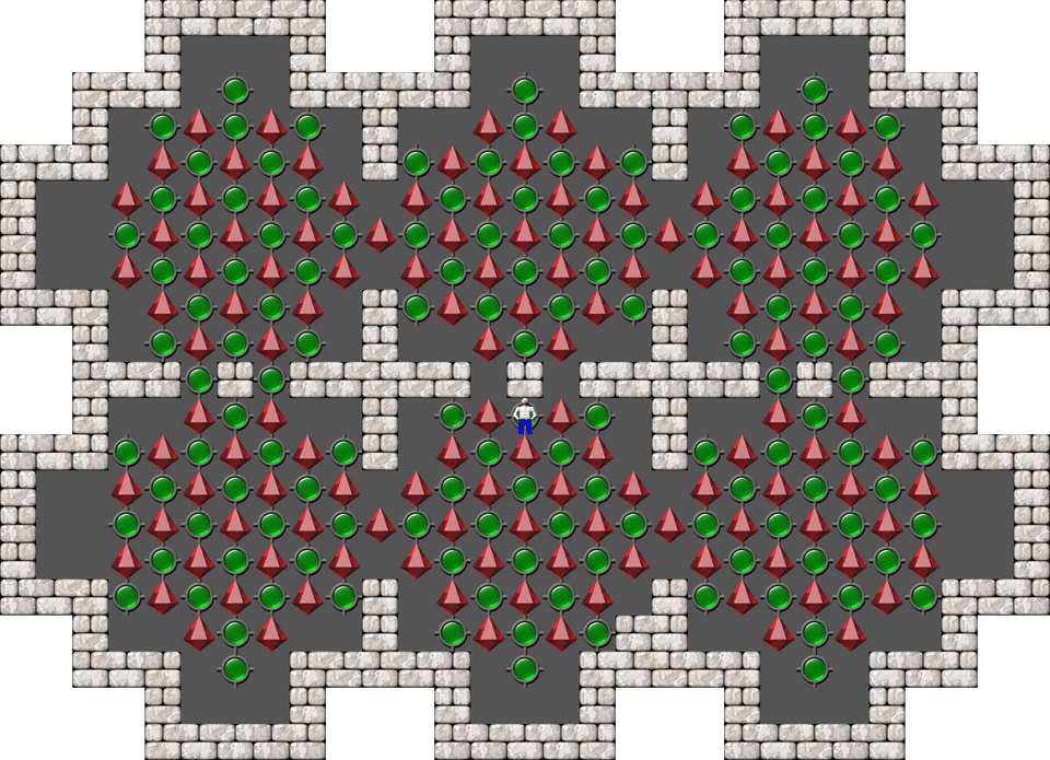 Sokoban Sasquatch 05 Arranged level 25